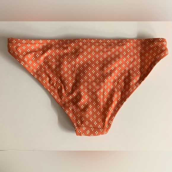 Kona Sol Size Small Burnt Orange & White Color Bikini Bottom, New With Tags - Picture 4 of 5